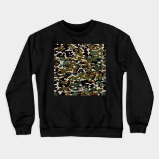 Camouflage, Military Pattern Crewneck Sweatshirt